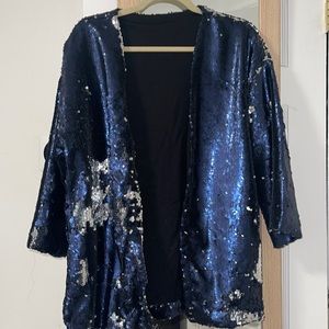 Glitter jacket cardigan